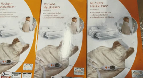Bulk Refurbished Back Heating Pads – Large Stock of 200 Units per Pallet - Wholesale Liquidation Pallets | Pallet liquidations near me