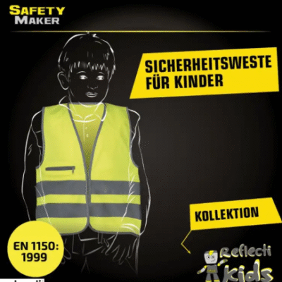 Safety vest children 3-6 years yellow EN tested - Wholesale Liquidation Pallets | Pallet liquidations near me