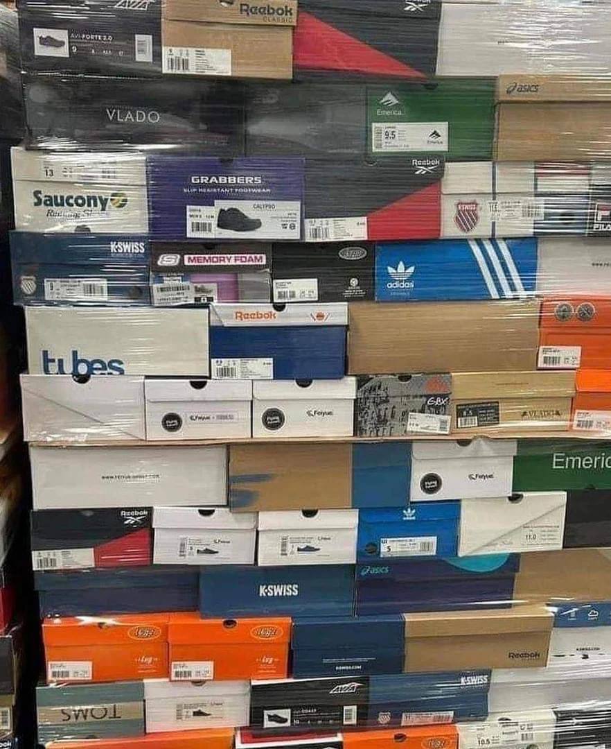 Shoe Pallets Mix - Shoes pallet liquidation