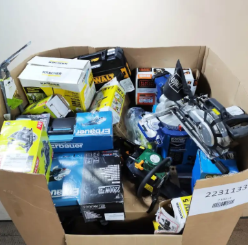 The Whole Truck of Power Tools - 49 Pallets, Tools for Gardening, Dehumidifiers - Wholesale Liquidation Pallets | Pallet liquidations near me
